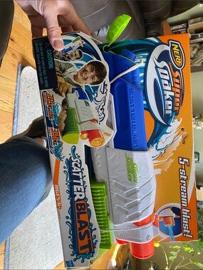 Nerf super soaker squirt gun new scatter blast